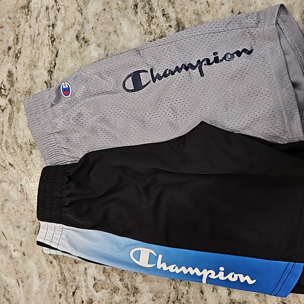 Two pairs of Champion Shorts Youth Medium